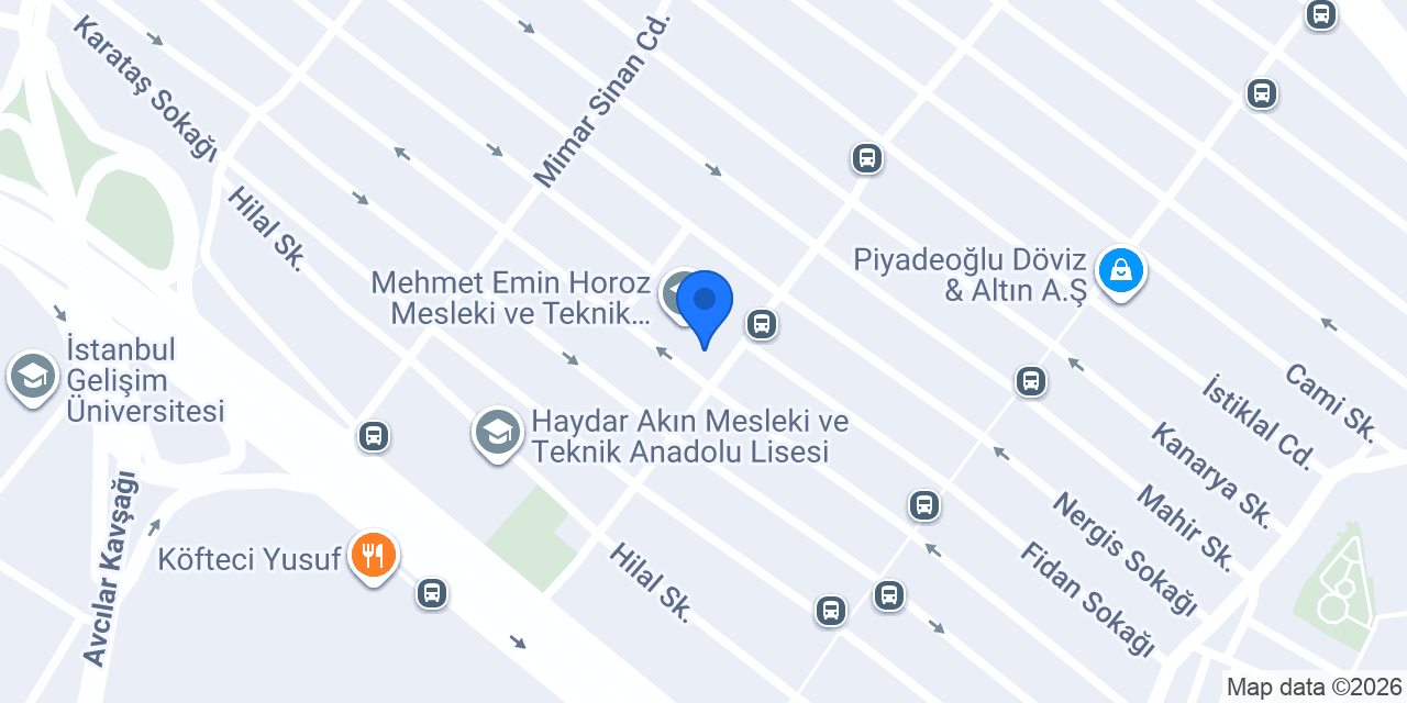 Horev Eğitim Vakfı konumu
