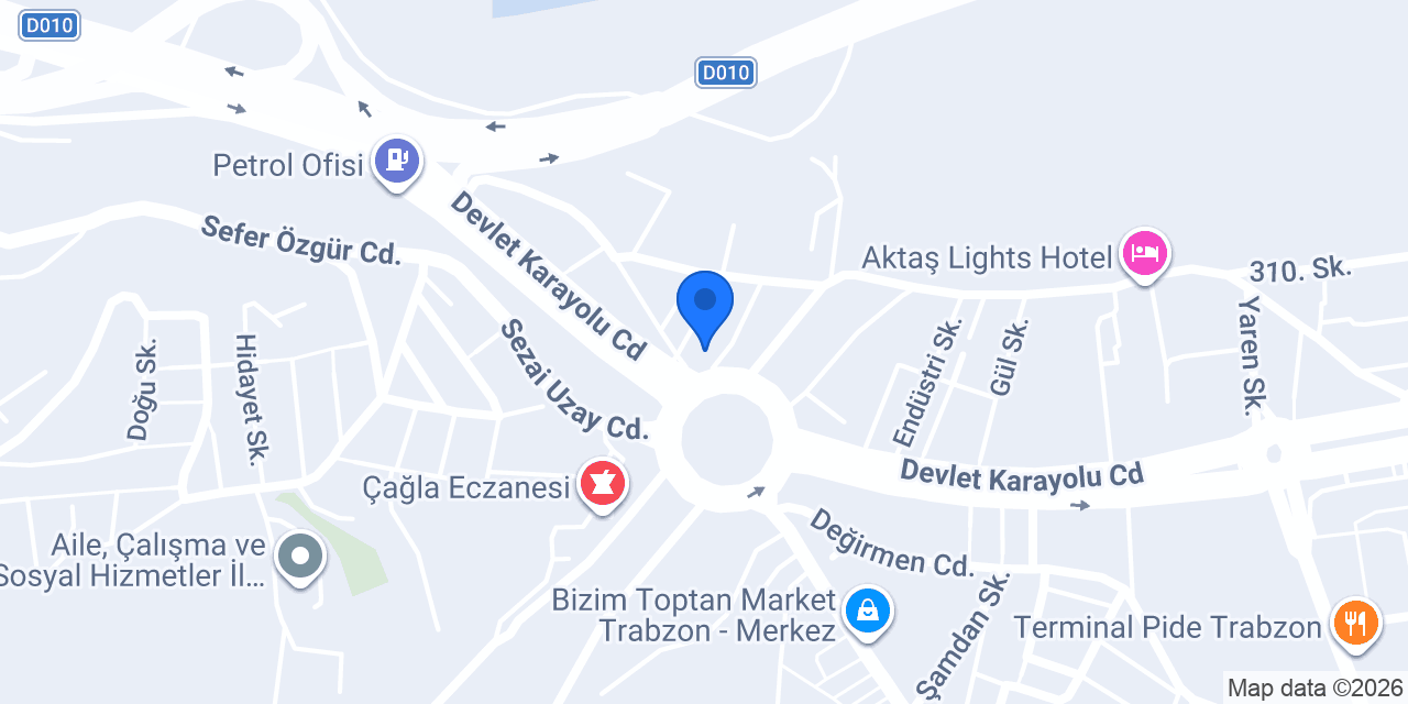 NUHOĞLU LOJİSTİK konumu