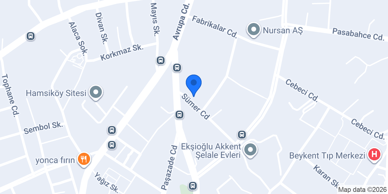 Makçis Pasta Cafe konumu