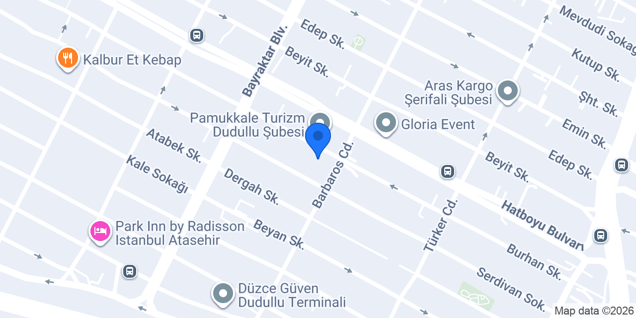 Dadaş Turizm Dudullu konumu