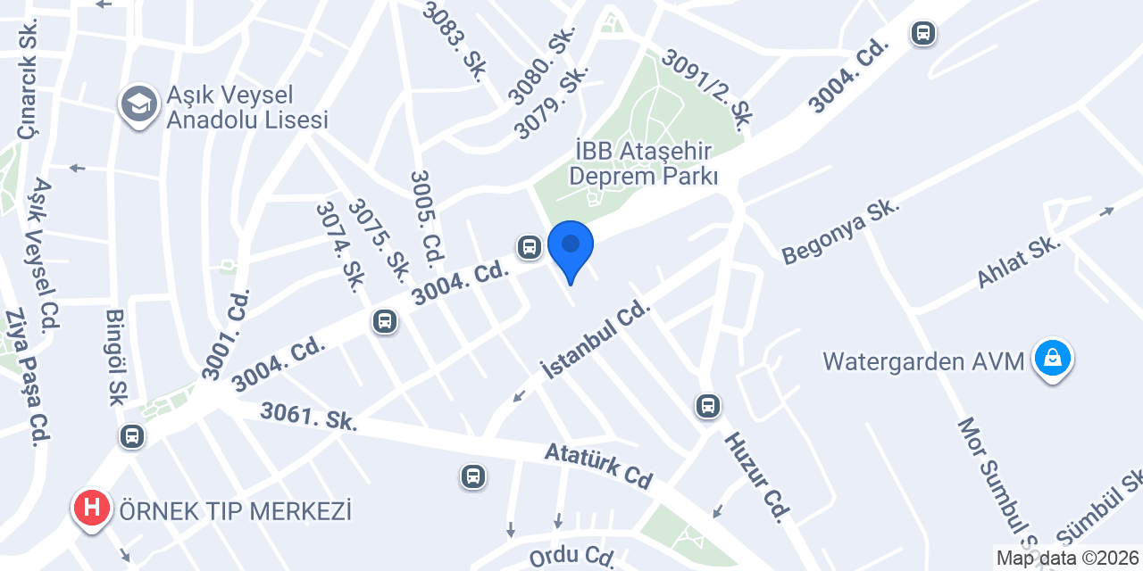 Atalice Kuru Buz konumu