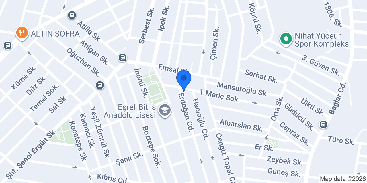 Diş Hekimi Emel Benli konumu