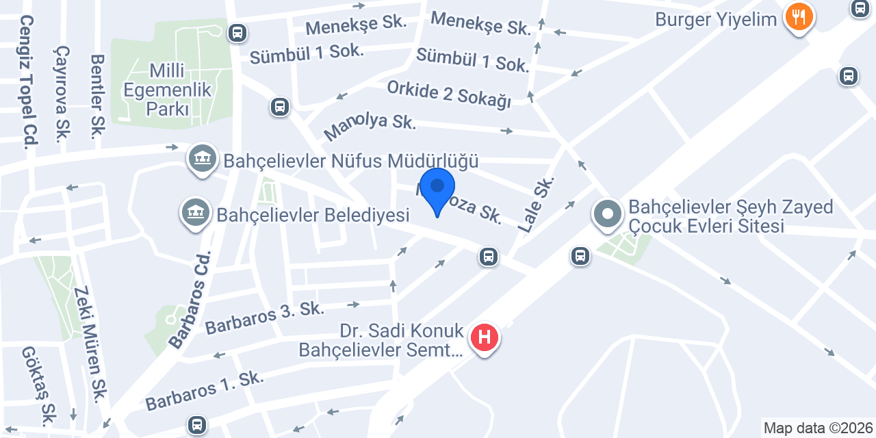 Lüks Odun Ekmeği konumu