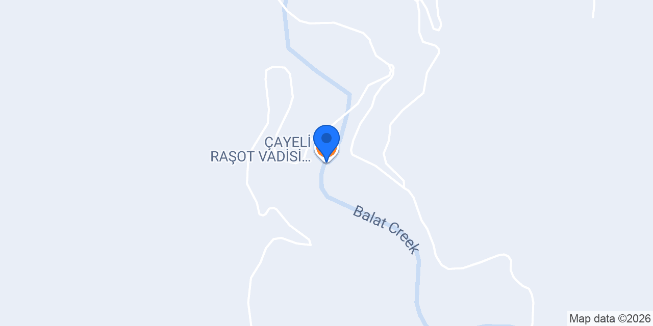 ÇAYELİ RAŞOT VADİSİ ALABALIK TESİSİ konumu