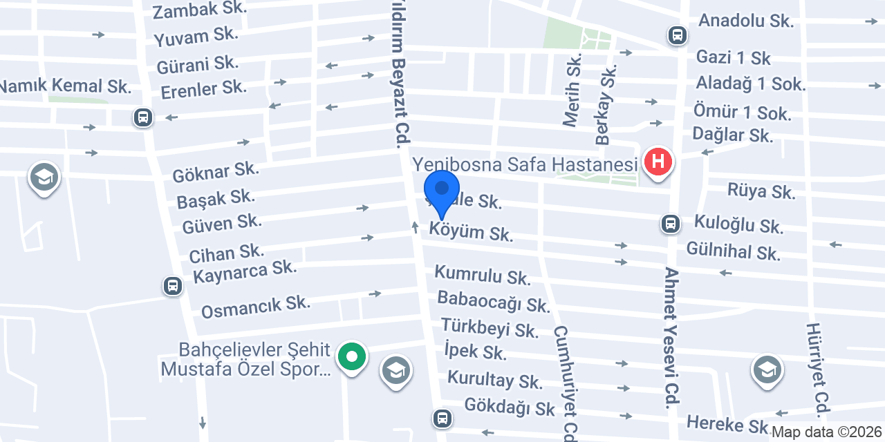 Arifankitapevi konumu