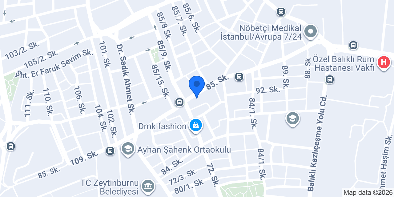 Palmiye Çiçekçilik konumu