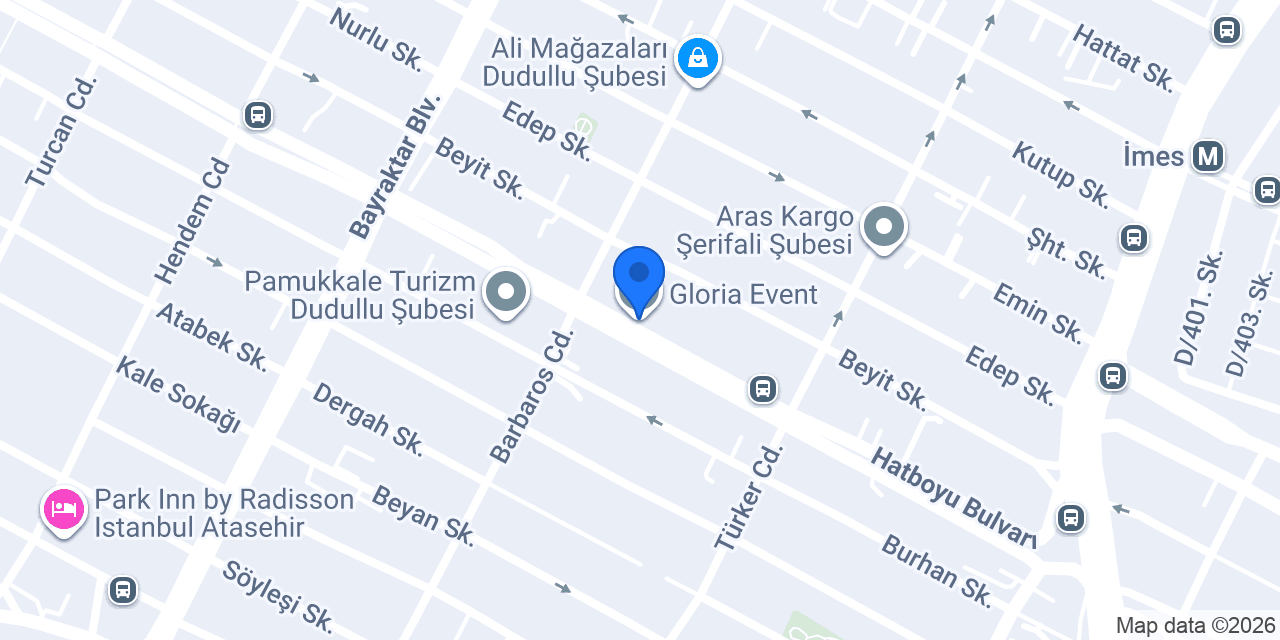 Gloria Event konumu