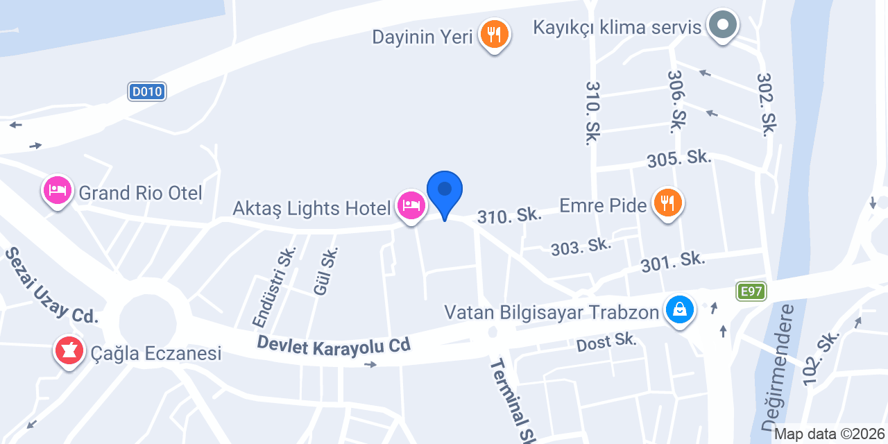 Şahin Ticaret - Çatı Malzemeleri konumu