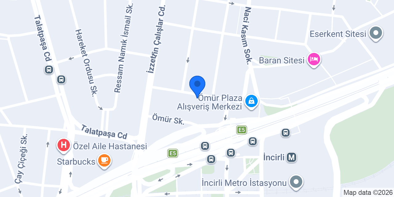 Uzm. Dr. Sema Yeşilyurt Lapçin konumu