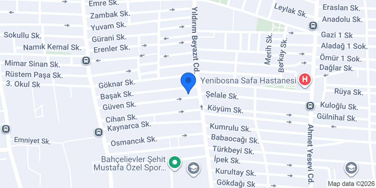 YILDIRIM ELEKTRİK TESİSAT konumu