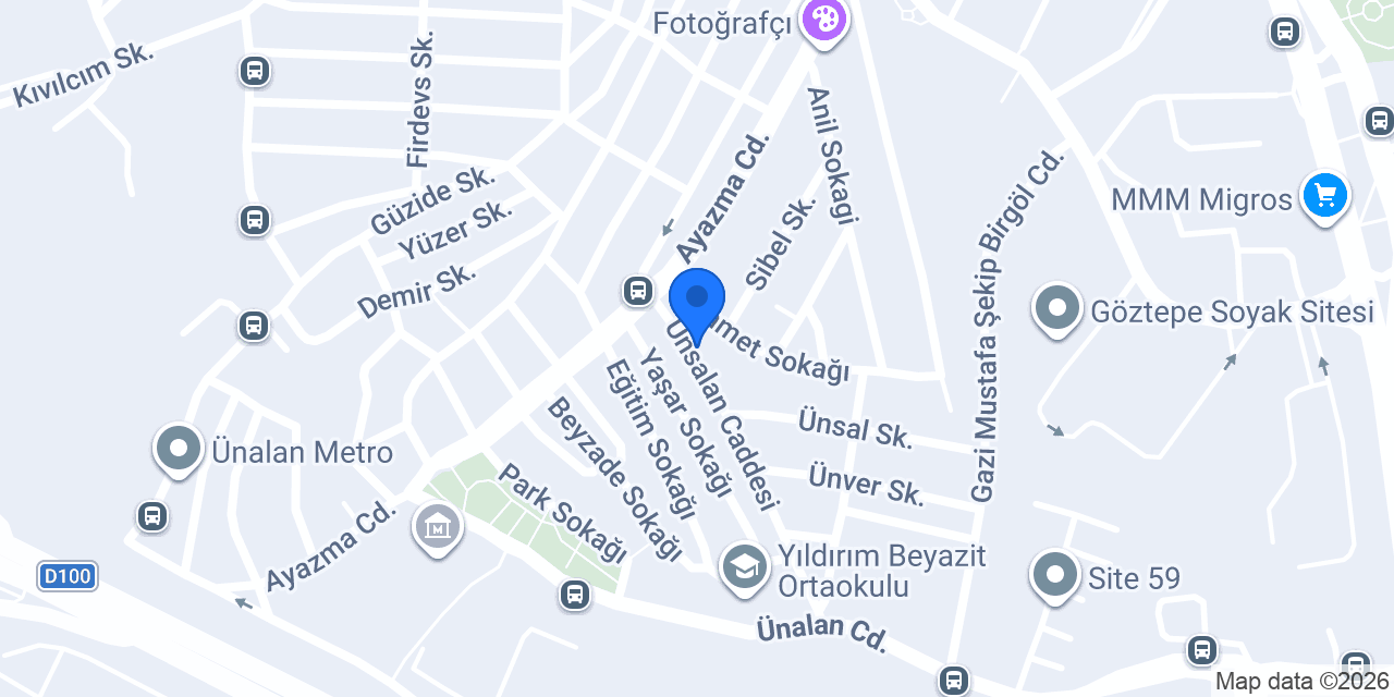 Cem Yüksel Mobilya konumu