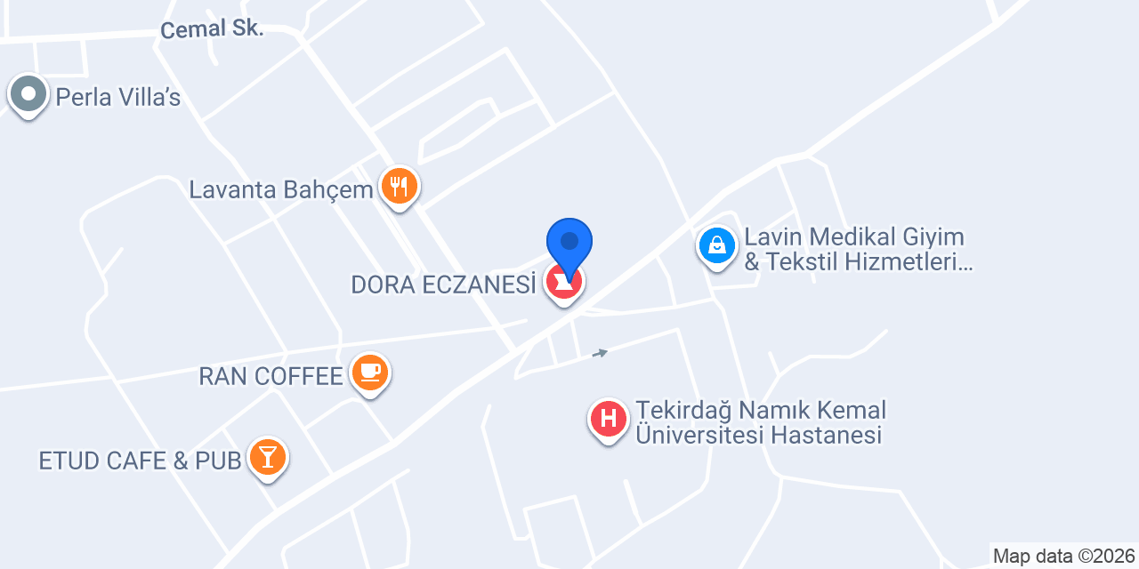 Kiraz Eczanesi - TEKİRDAĞ / Süleymanpaşa konumu