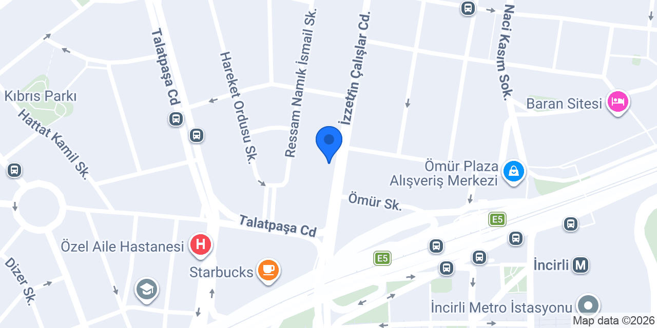 Sosta Restaurant Mangalbaşı konumu