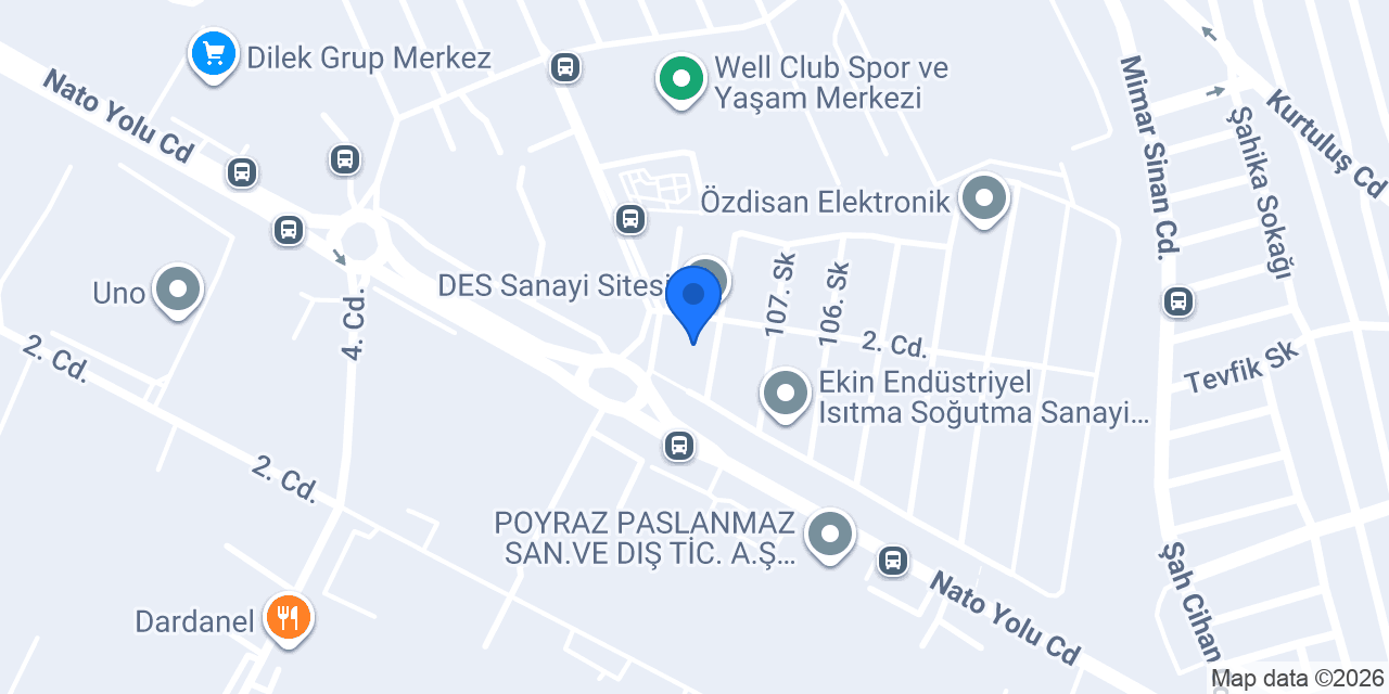 Des Taksi konumu
