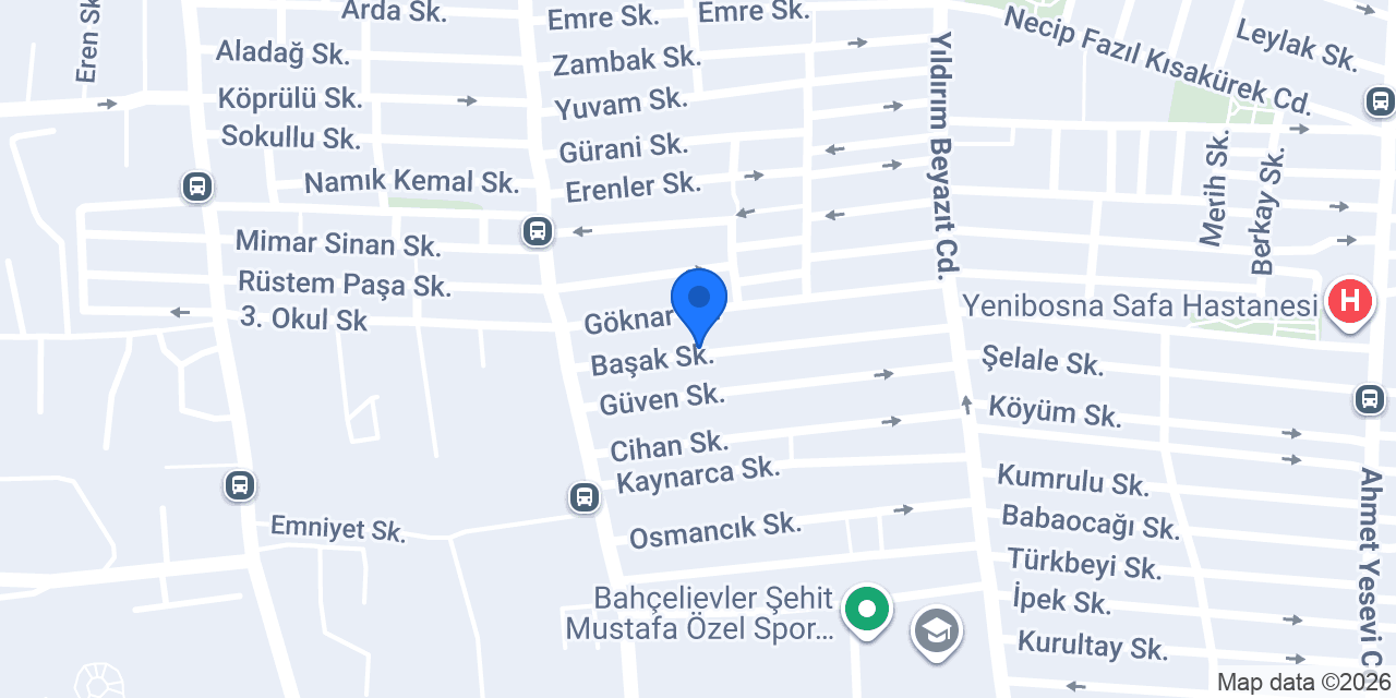 Ataköy Buzdağı Su konumu