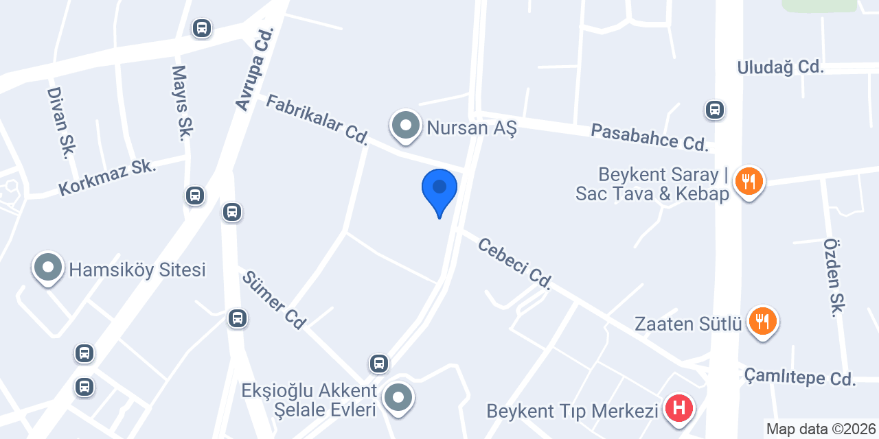 Beylikdüzü Boya Badana konumu