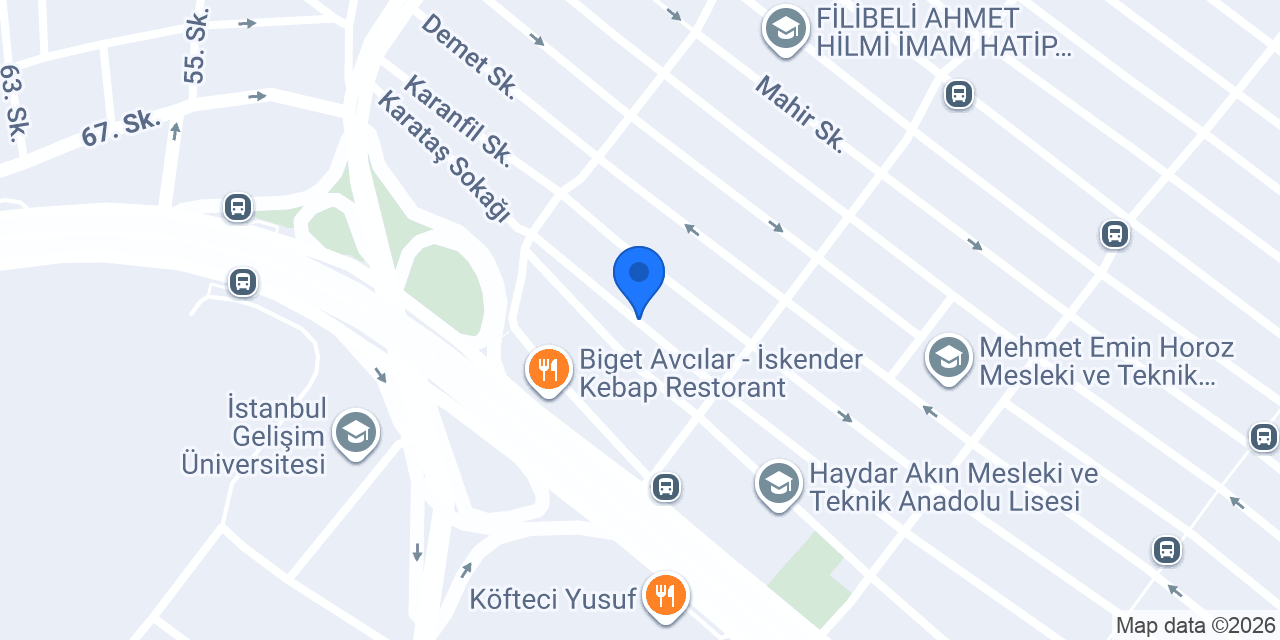 Göksu otopark konumu