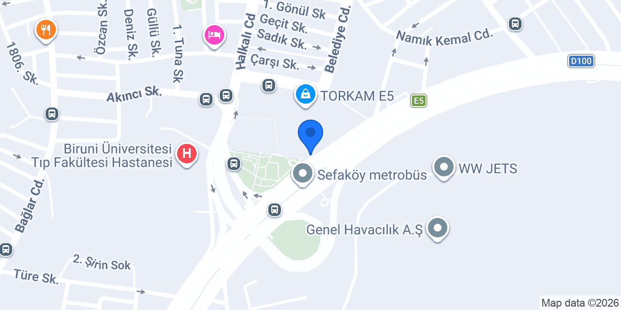 OXY Gastro Pub Sefaköy Küçükçekmece konumu
