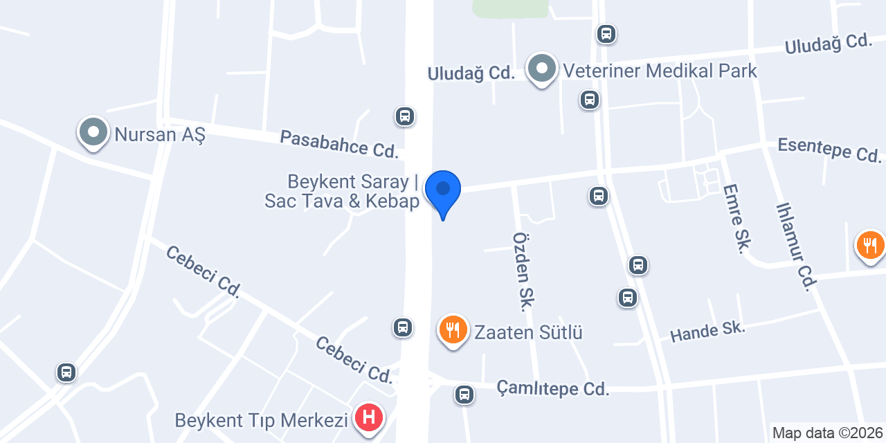 Baboli Restoran Kabap Pide & Lahmacun konumu