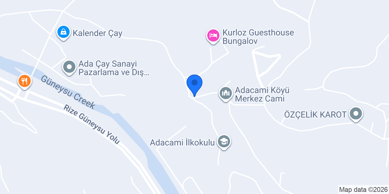 DT Restoran ve Bungolov konumu