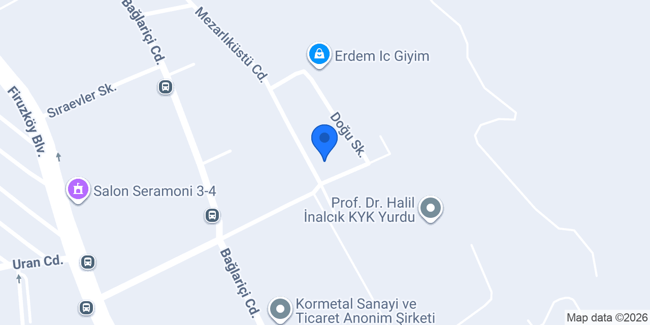 Altınpınar Örme konumu