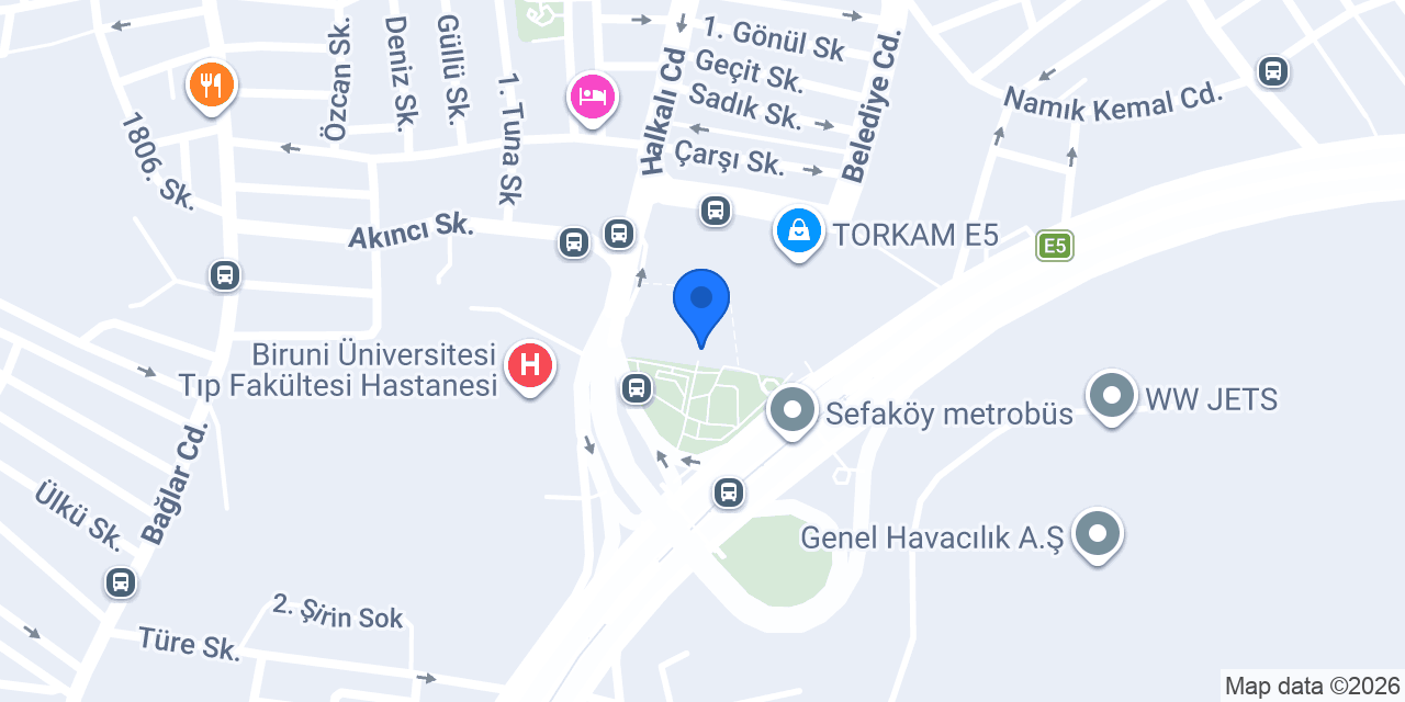 Cajun Corner Küçükçekmece konumu