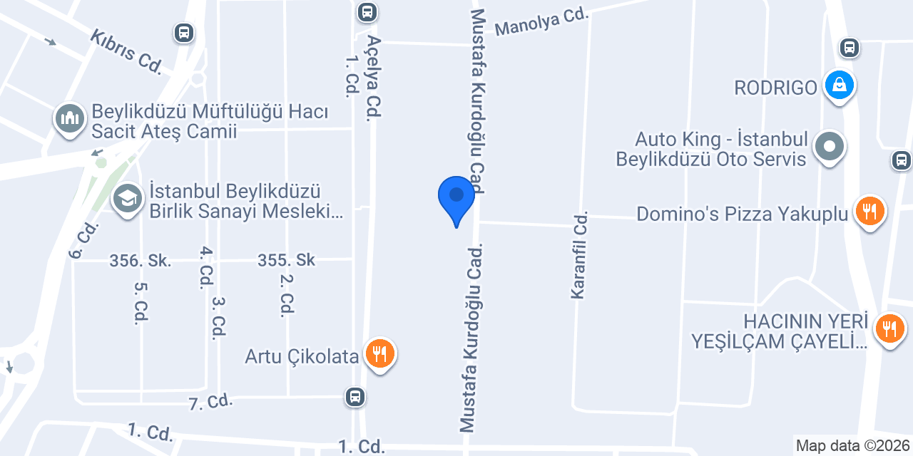 Pack Ahşap konumu
