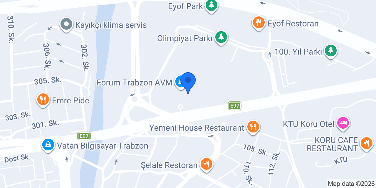 Şekerci Cafer Erol Trabzon konumu