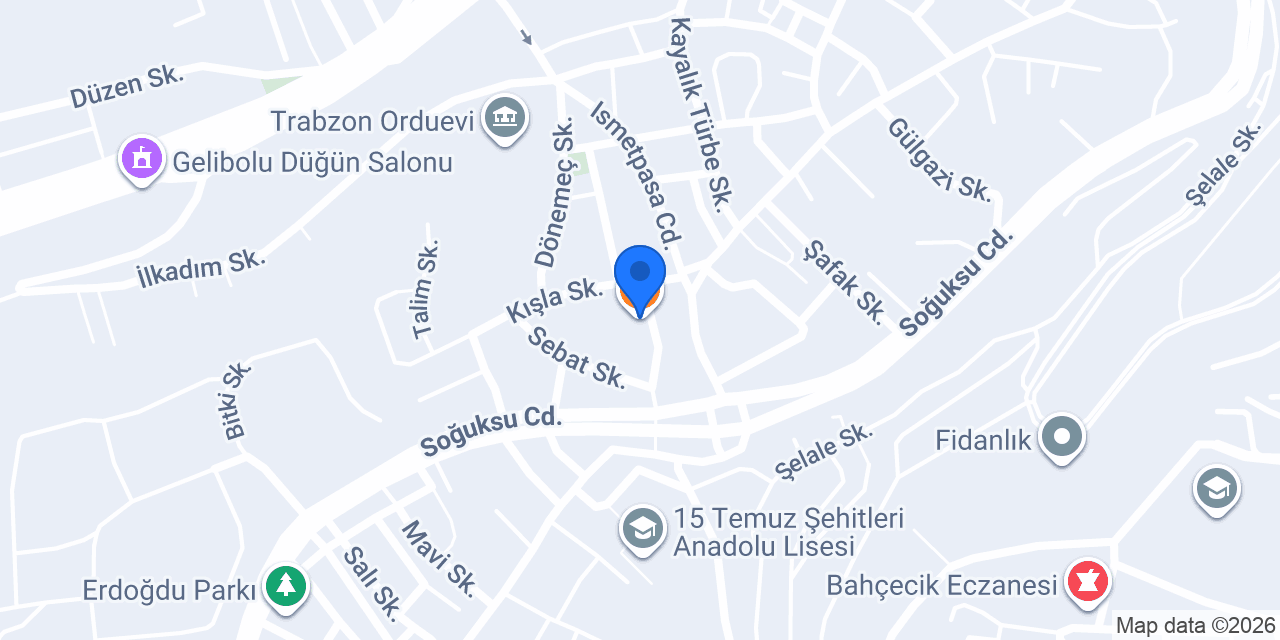Cuccina - Trabzon Makarna konumu