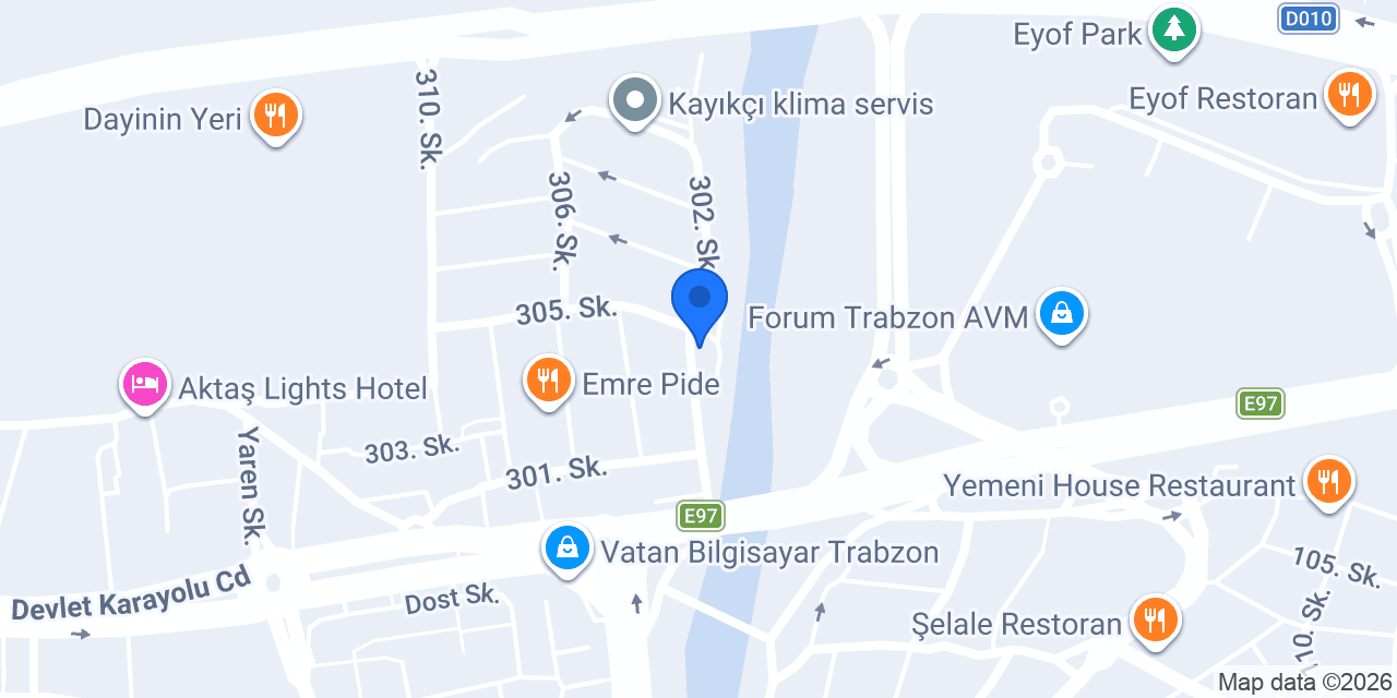 HAS BORAN OTOMOTİV konumu