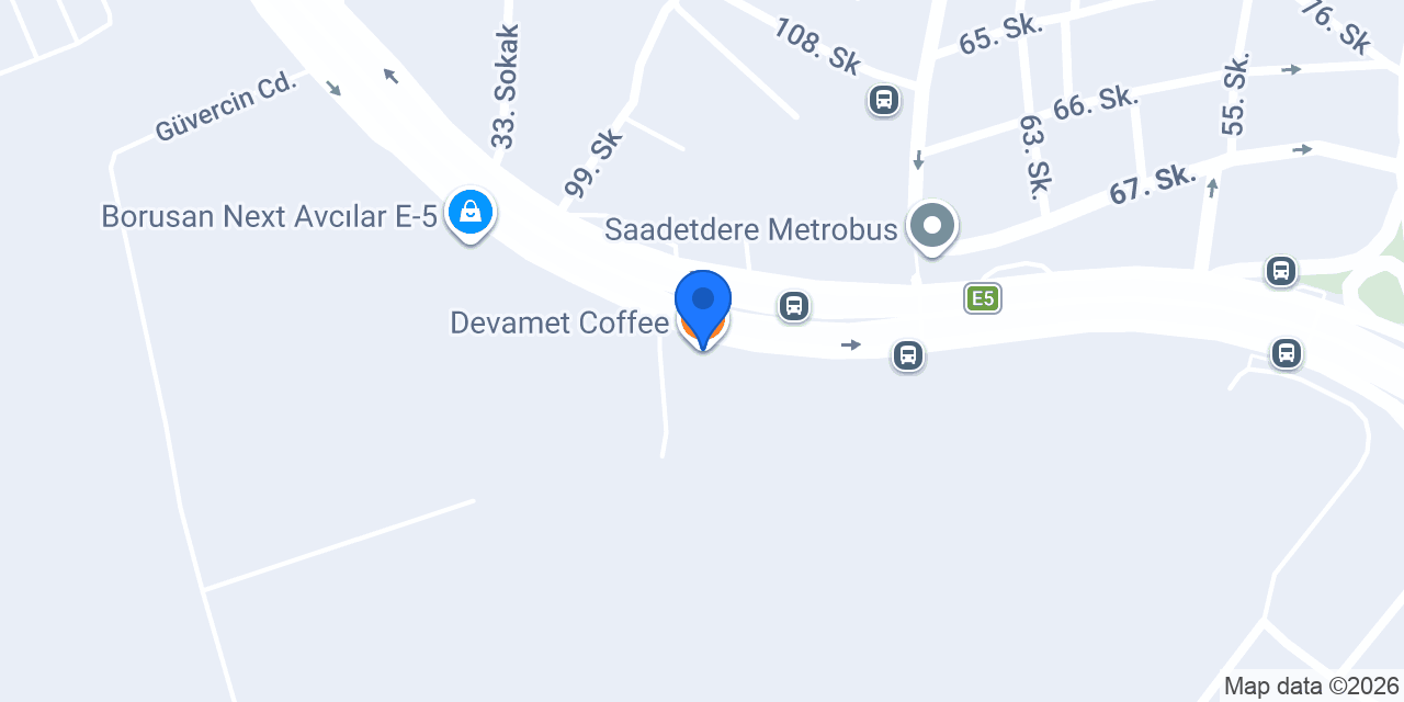 Devamet Coffee konumu