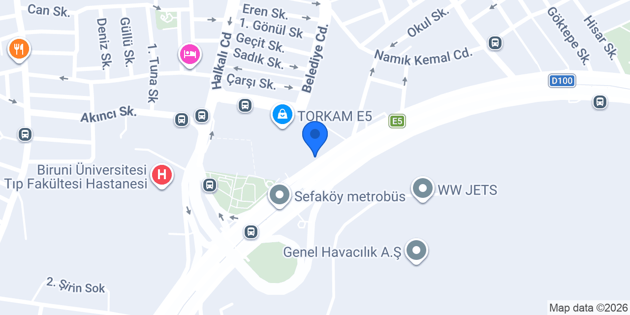 Dekorasyon ve Yapı Malzemeleri Zengintev konumu