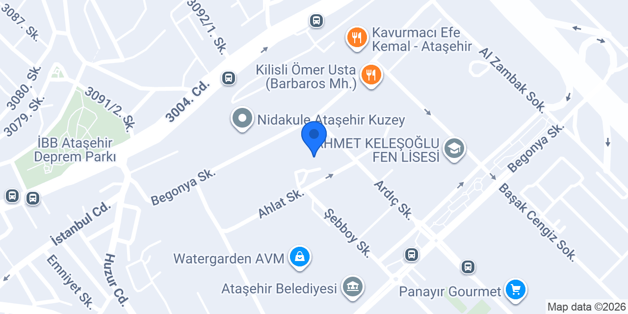 Pizzabulls Batı Ataşehir konumu
