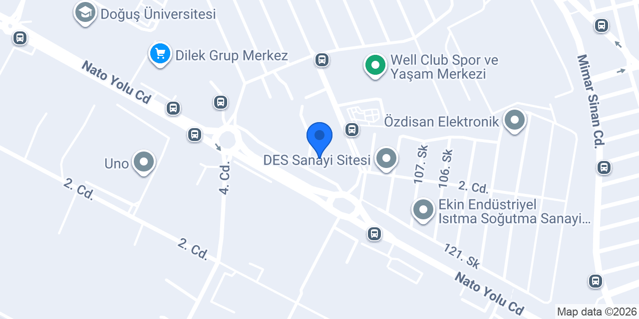 Ptt-des Sanayi Sitesi konumu