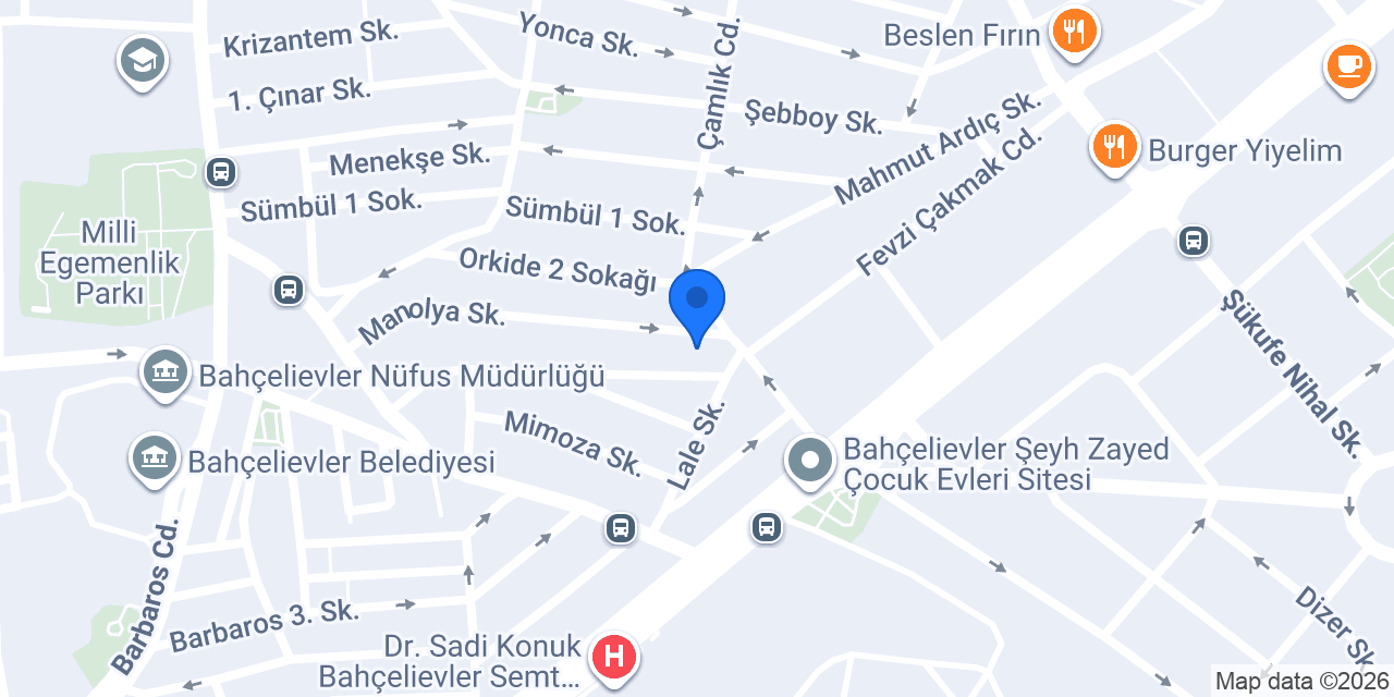 ENES DEKORASYON YAPI konumu