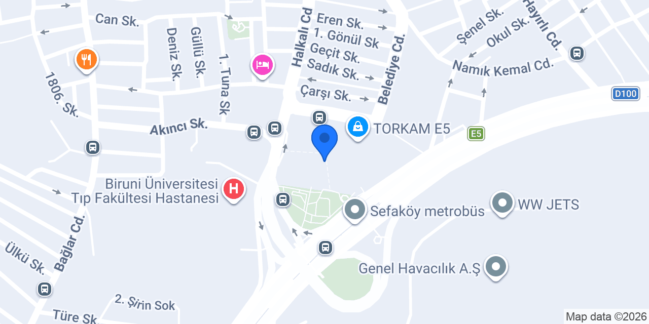 EYÜP SAMET ÇEVİK hair studio konumu