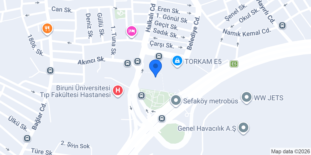 Küçükçekmece Esse Life konumu