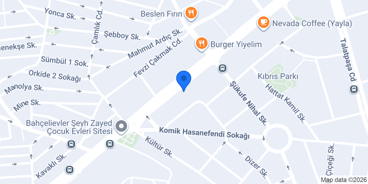 Hacivat Cafe konumu
