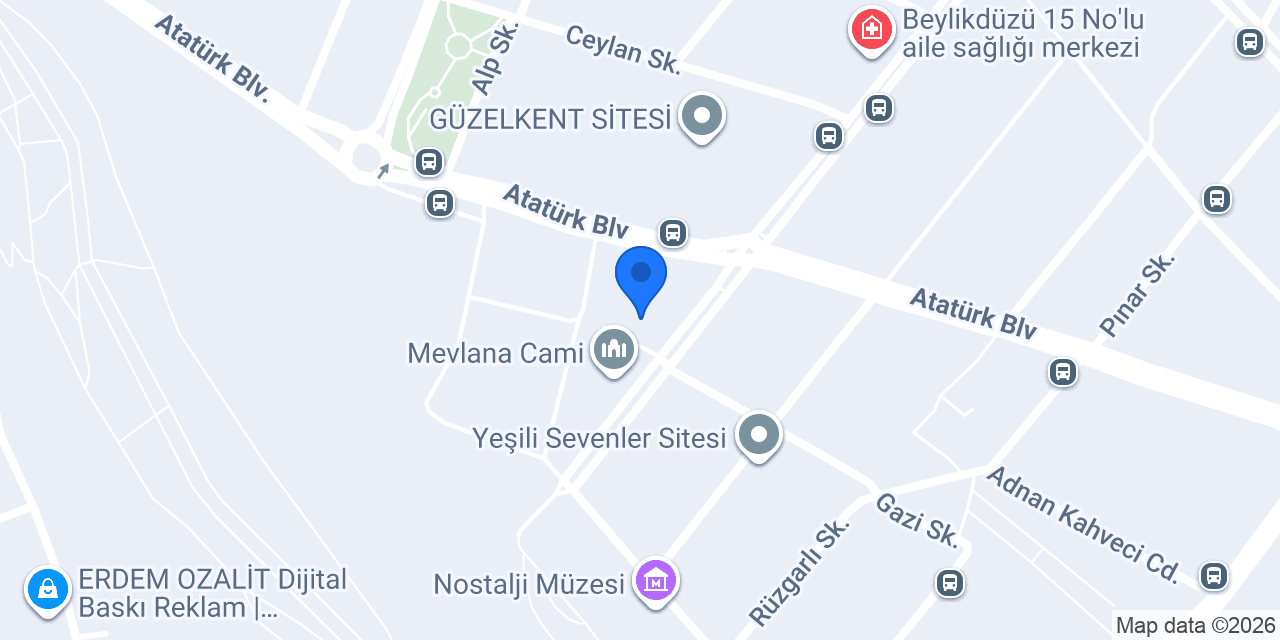 Birebir Akademi Beylikdüzü konumu