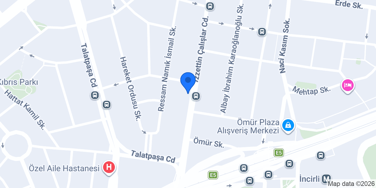 Kuveyt Türk Çalışlar Caddesi Şubesi konumu