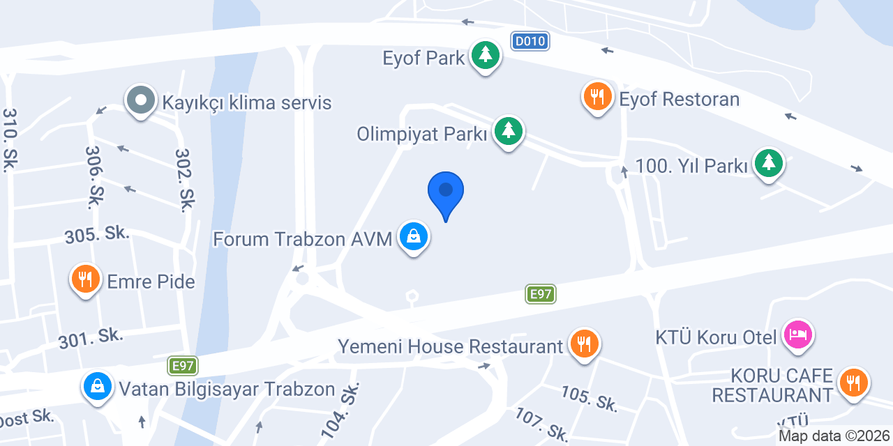 AVVA Trabzon Forum konumu