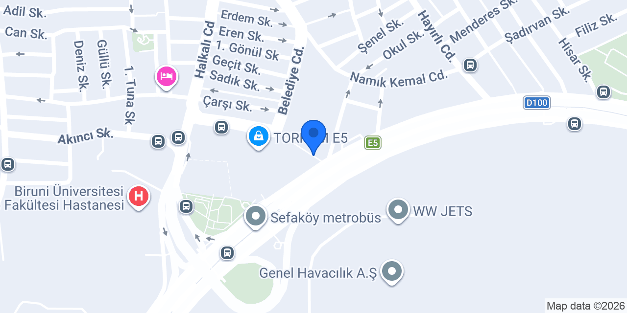 Sefaköy Masaj Salonu - Premium Spa konumu