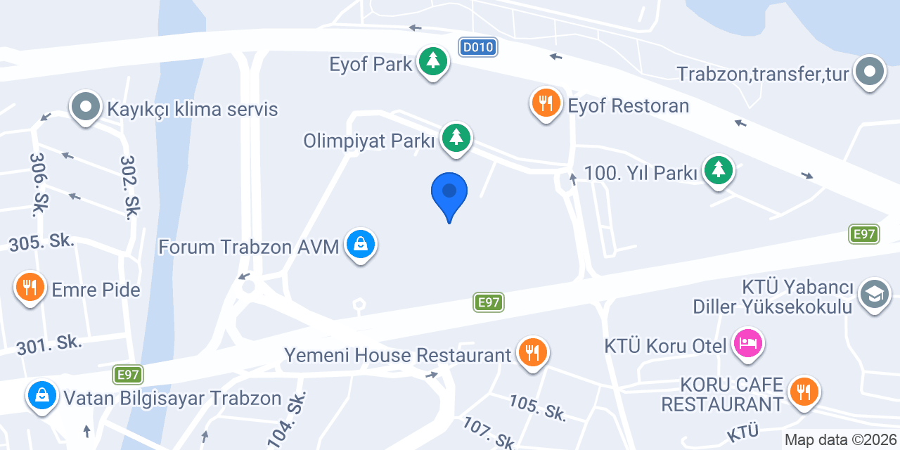 MADO Trabzon Forum Avm konumu