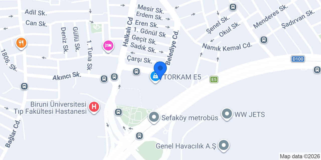 EE Kuaför konumu