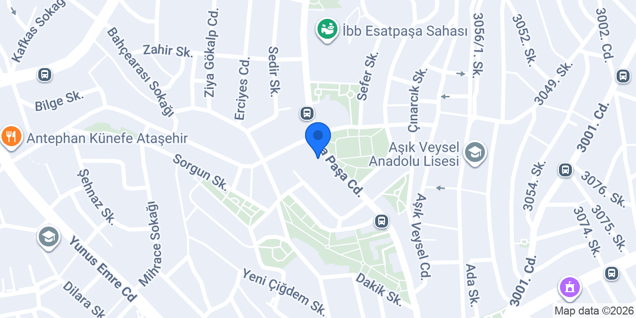 ERD LASTİK ATAŞEHİR konumu