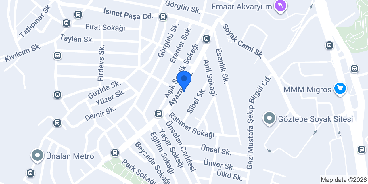 Diş Hekimi Yıldırım Buluç konumu