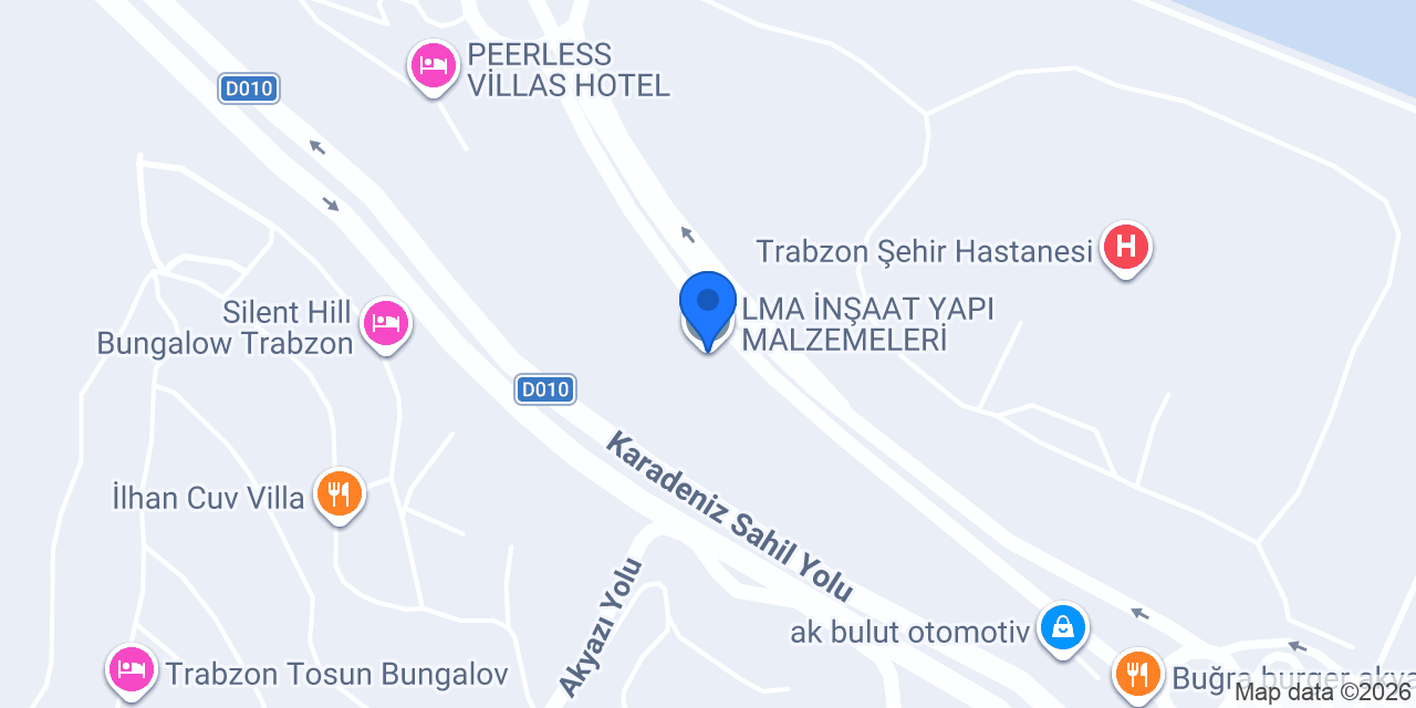 LMA İNŞAAT YAPI MALZEMELERİ konumu