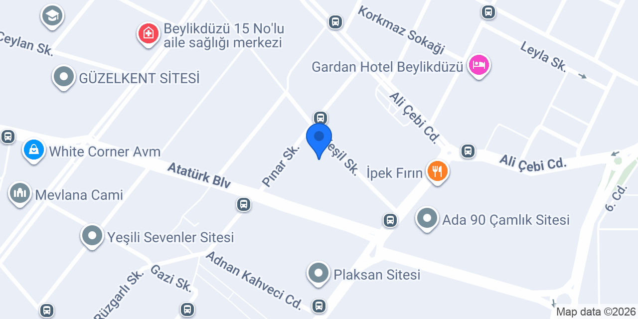 Preventa Kimya İlaçlama konumu