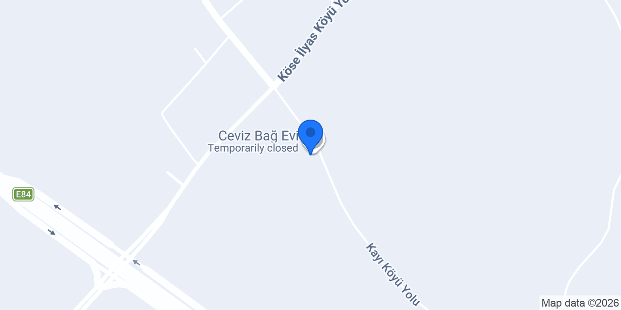 Ceviz Bağ Evi konumu