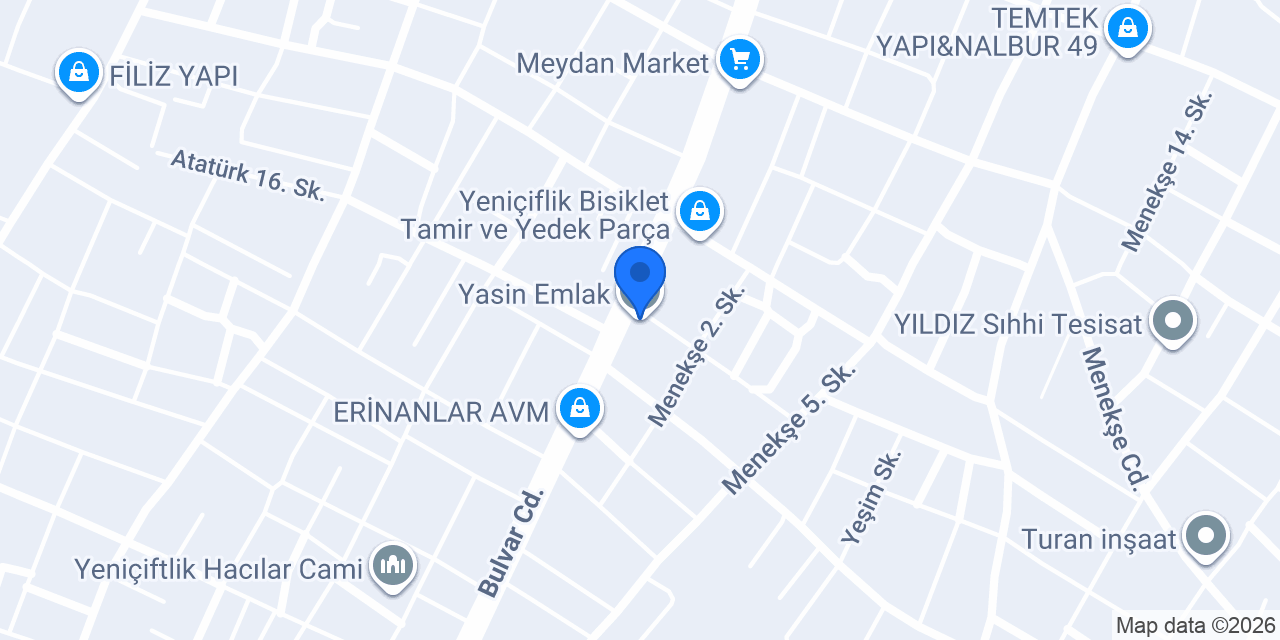 Yasin Emlak konumu